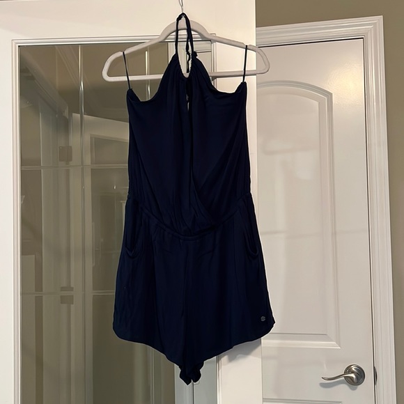 Blue Roxy Romper - Picture 1 of 2